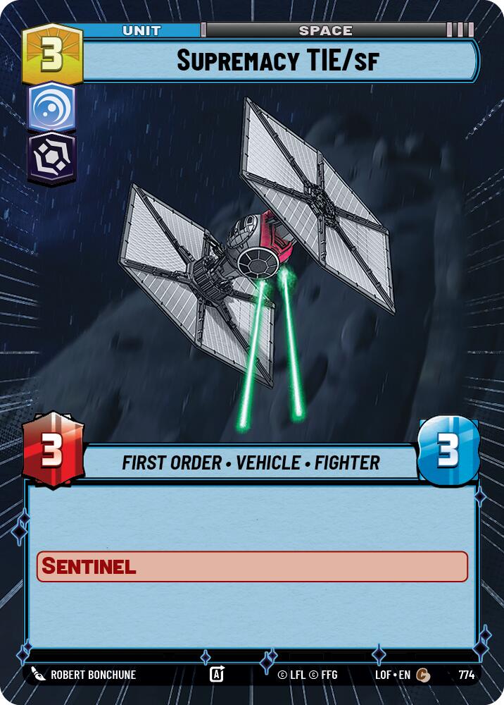 Supremacy TIE/sf (774) (Hyperspace Foil) (774) [Legends of the Force]