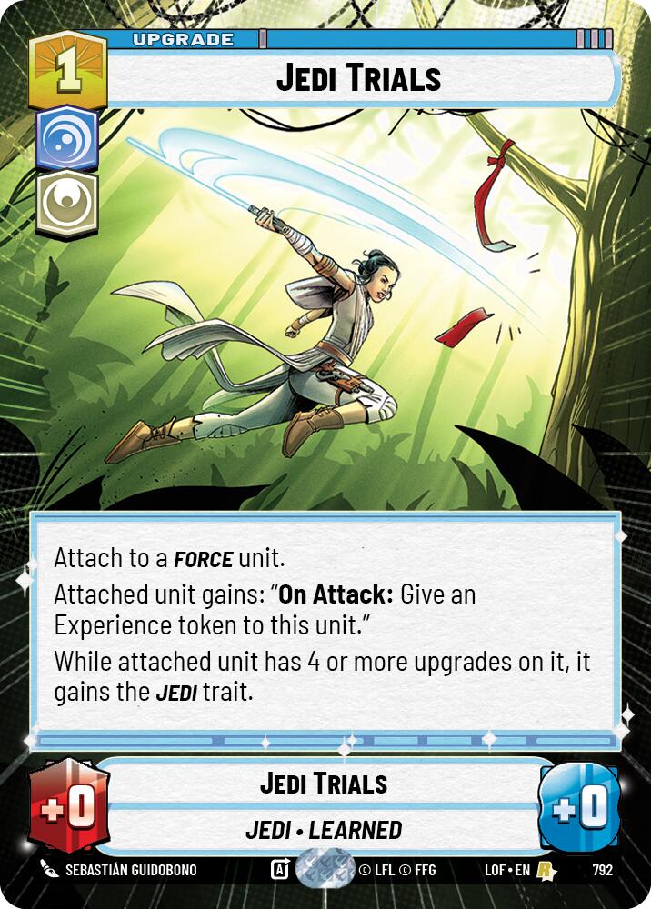 Jedi Trials (792) (Hyperspace Foil) (792) [Legends of the Force]