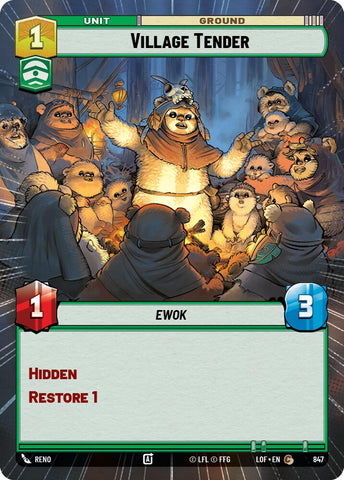 Village Tender (847) (Hyperspace Foil) (847) [Legends of the Force]