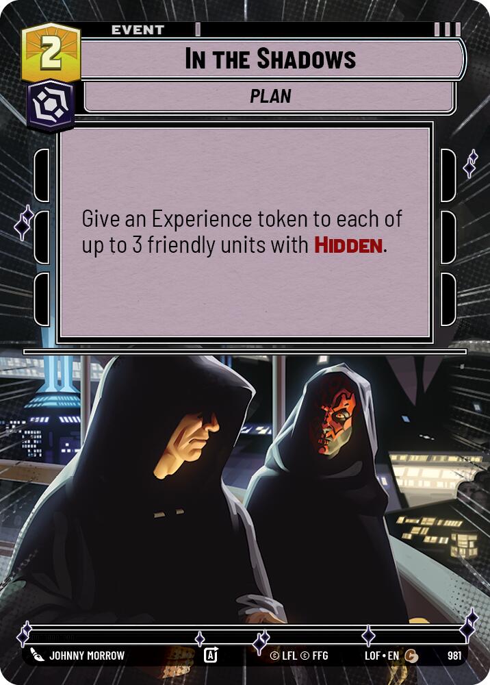 In the Shadows (981) (Hyperspace Foil) (981) [Legends of the Force]