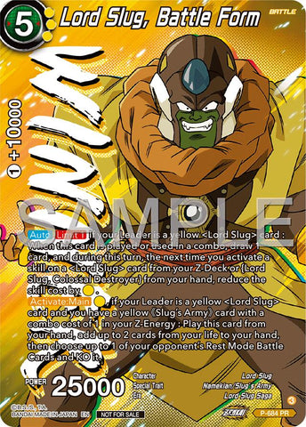 Lord Slug, Battle Form (Zenkai Series Tournament Pack Vol.12) (Winner) (P-684) [Tournament Promotion Cards]
