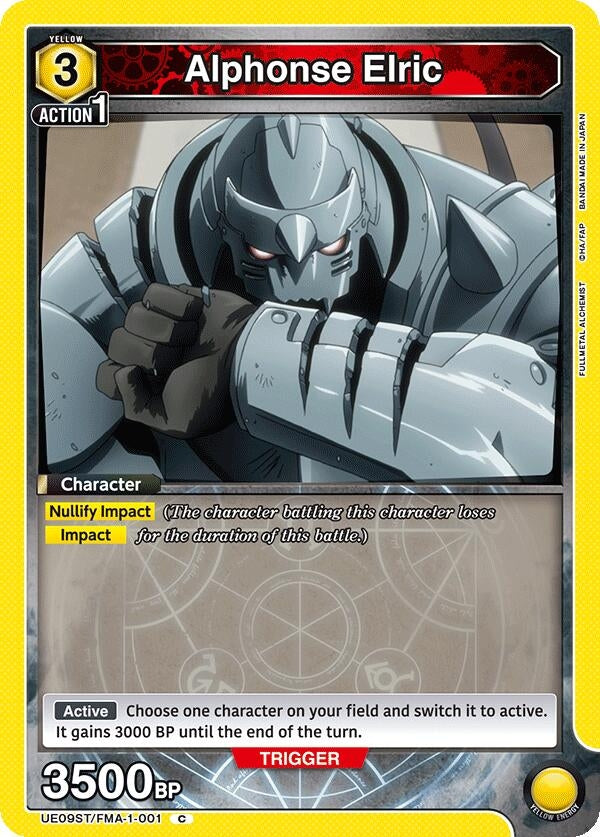 Image for Alphonse Elric (001) (UE09ST) (UE09ST/FMA-1-001) - Union Arena