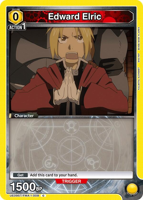 Image for Edward Elric (009) (UE09ST) (UE09ST/FMA-1-009) - Union Arena