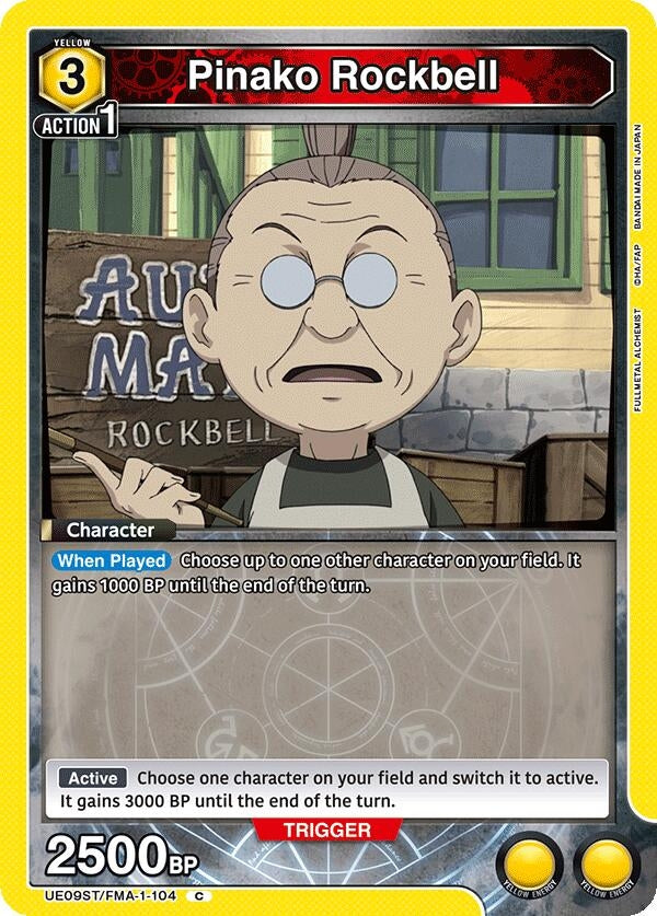 Image for Pinako Rockbell (UE09ST) (UE09ST/FMA-1-104) - Union Arena