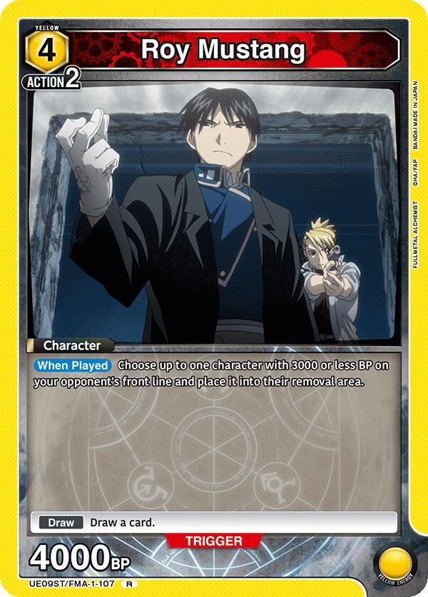 Image for Roy Mustang (107) (UE09ST) (UE09ST/FMA-1-107) - Union Arena