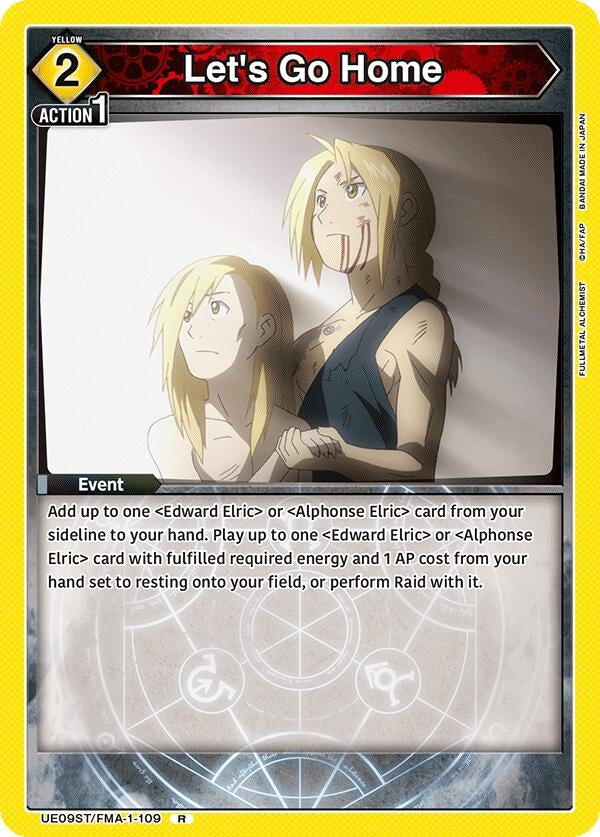 Image for Let's Go Home (UE09ST) (UE09ST/FMA-1-109) - Union Arena