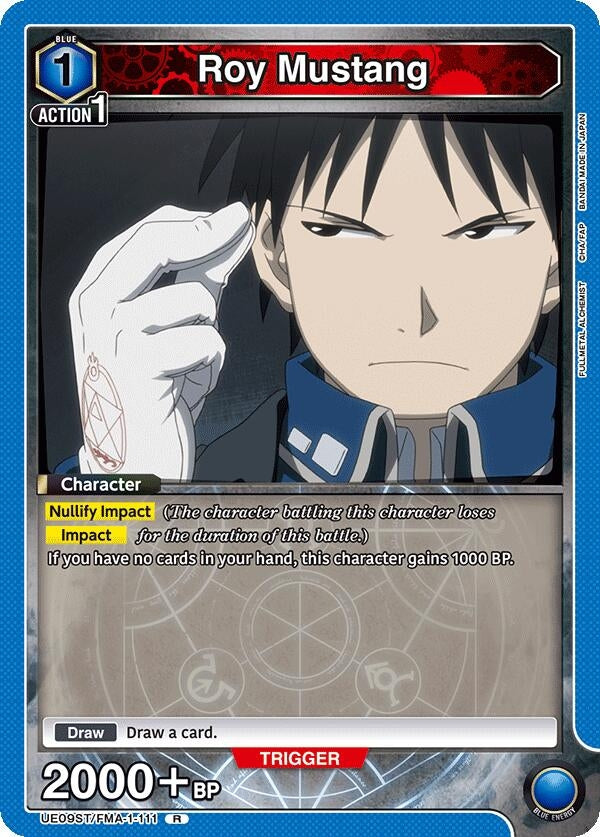 Image for Roy Mustang (111) (UE09ST) (UE09ST/FMA-1-111) - Union Arena