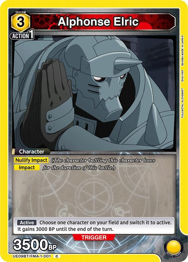 Image for Alphonse Elric (001) (UE09BT) (UE09BT/FMA-1-001) - Union Arena