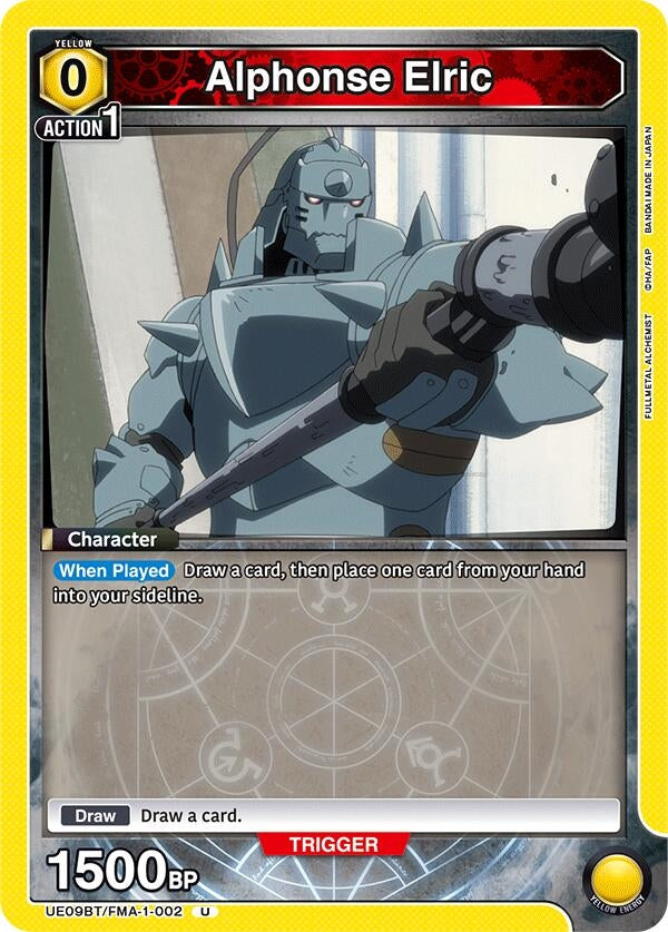 Image for Alphonse Elric (002) (UE09BT) (UE09BT/FMA-1-002) - Union Arena