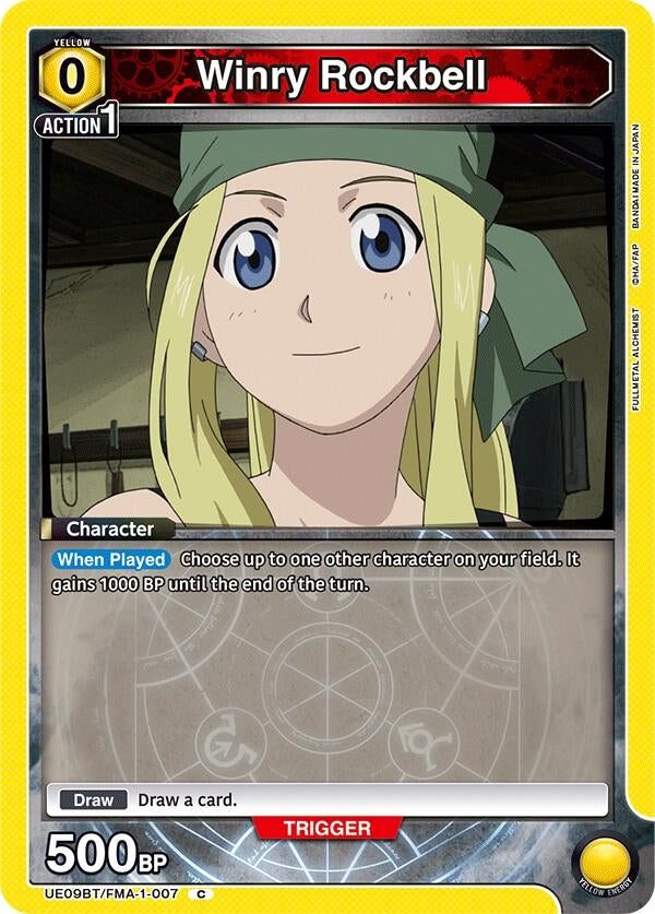 Image for Winry Rockbell (007) (UE09BT) (UE09BT/FMA-1-007) - Union Arena