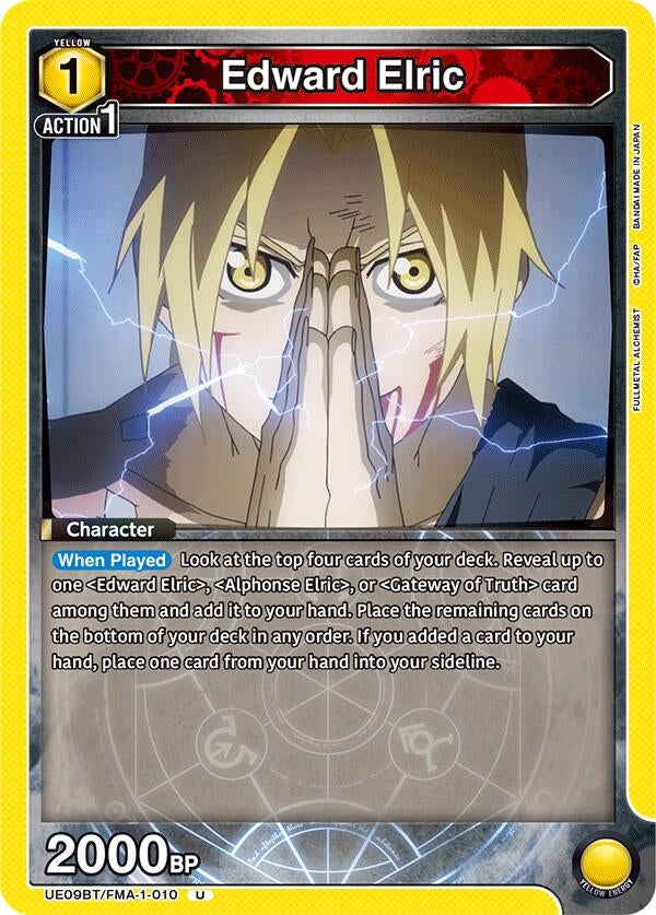 Image for Edward Elric (010) (UE09BT) (UE09BT/FMA-1-010) - Union Arena