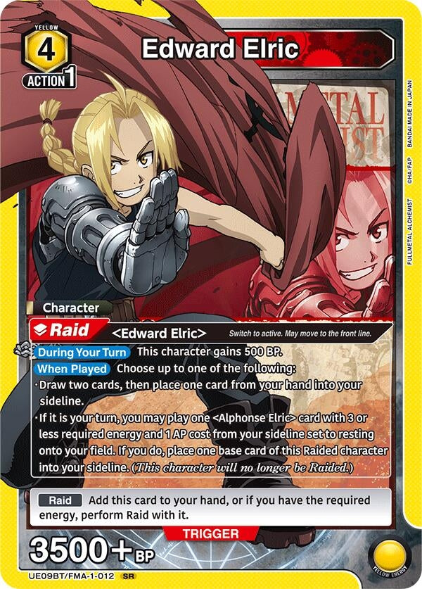 Image for Edward Elric (012) (UE09BT) (UE09BT/FMA-1-012) - Union Arena