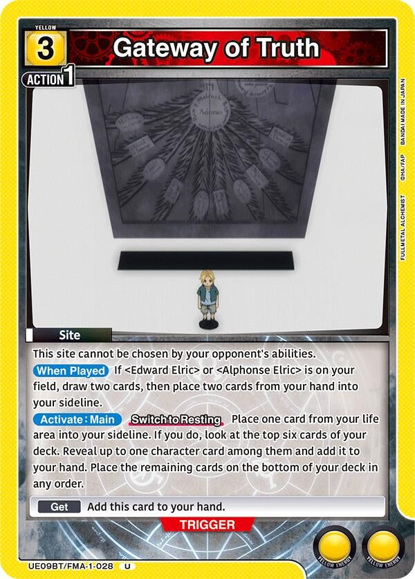 Image for Gateway of Truth (UE09BT) (UE09BT/FMA-1-028) - Union Arena