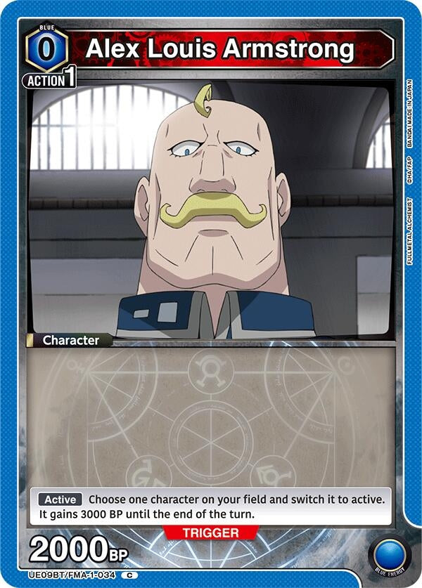 Image for Alex Louis Armstrong (034) (UE09BT) (UE09BT/FMA-1-034) - Union Arena