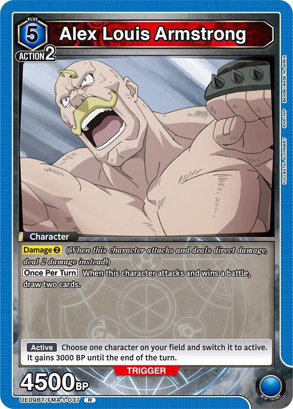 Image for Alex Louis Armstrong (037) (UE09BT) (UE09BT/FMA-1-037) - Union Arena