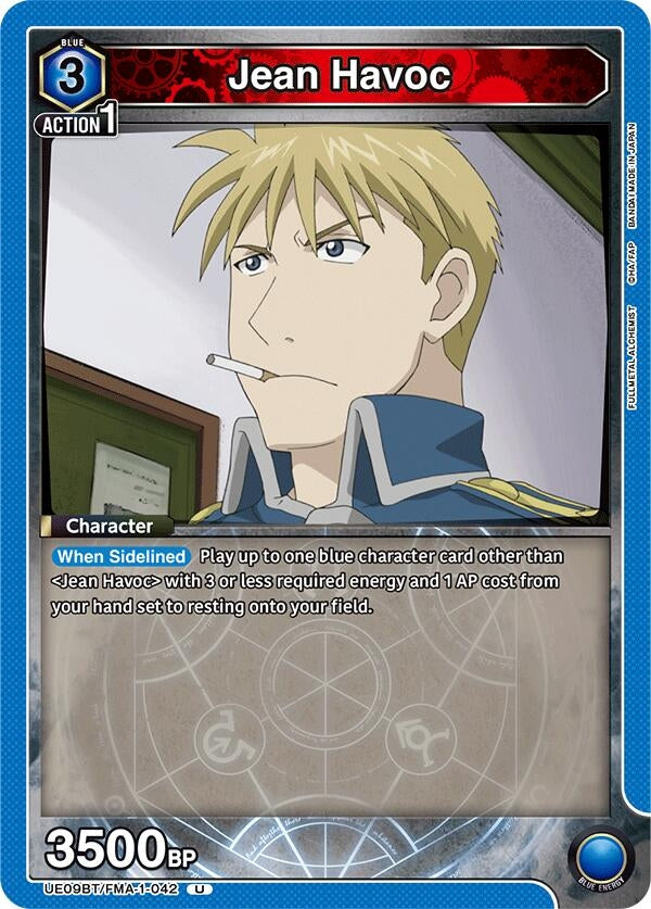 Image for Jean Havoc (UE09BT) (UE09BT/FMA-1-042) - Union Arena