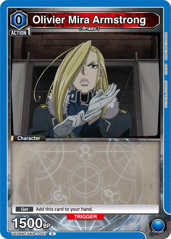 Image for Olivier Mira Armstrong (057) (UE09BT) (UE09BT/FMA-1-057) - Union Arena