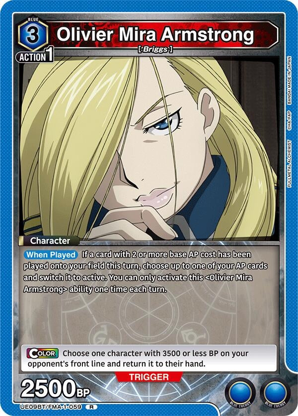 Image for Olivier Mira Armstrong (059) (UE09BT) (UE09BT/FMA-1-059) - Union Arena