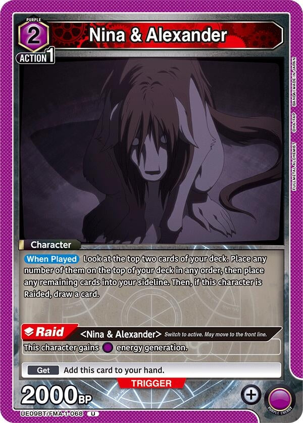 Image for Nina & Alexander (068) (UE09BT) (UE09BT/FMA-1-068) - Union Arena