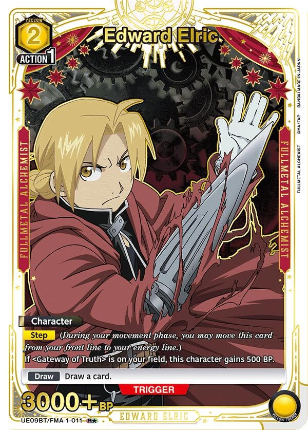 Image for Edward Elric (011) (R*) (UE09BT) (UE09BT/FMA-1-011) - Union Arena