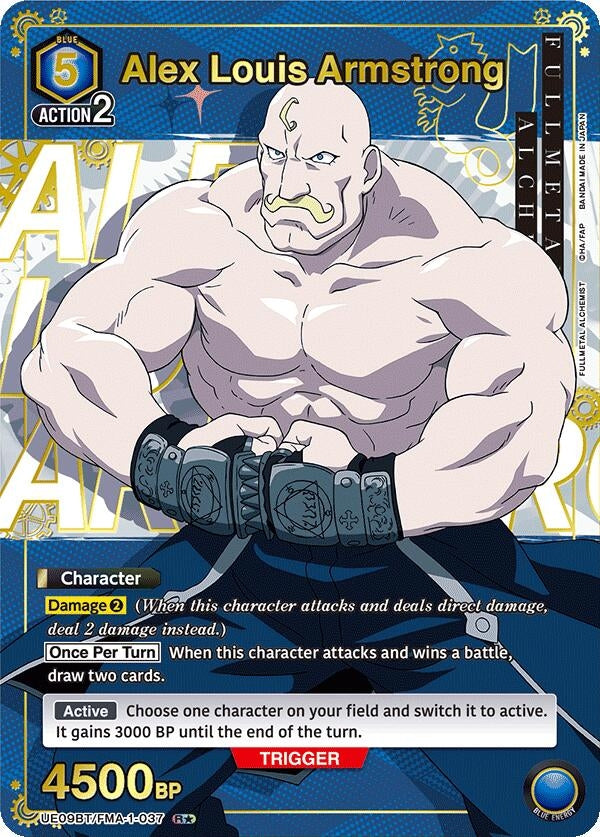 Image for Alex Louis Armstrong (037) (R*) (UE09BT) (UE09BT/FMA-1-037) - Union Arena