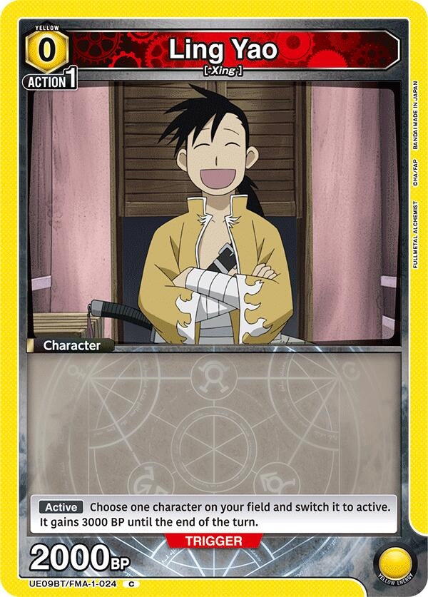 Image for Ling Yao (024) (Box Topper Foil) (UE09BT) (UE09BT/FMA-1-024) - Union Arena