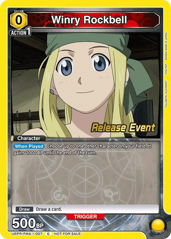 Image for Winry Rockbell (007) (UE09BT_RE) (UEPR/FMA-1-007) - Union Arena