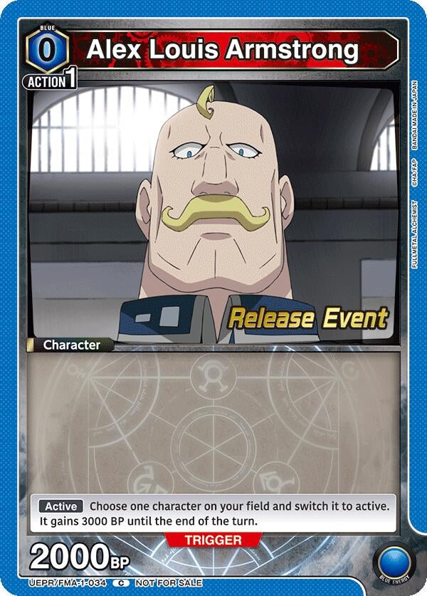 Image for Alex Louis Armstrong (034) (UE09BT_RE) (UEPR/FMA-1-034) - Union Arena