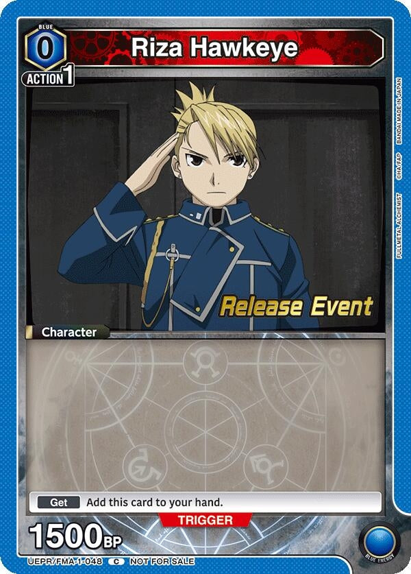 Image for Riza Hawkeye (048) (UE09BT_RE) (UEPR/FMA-1-048) - Union Arena