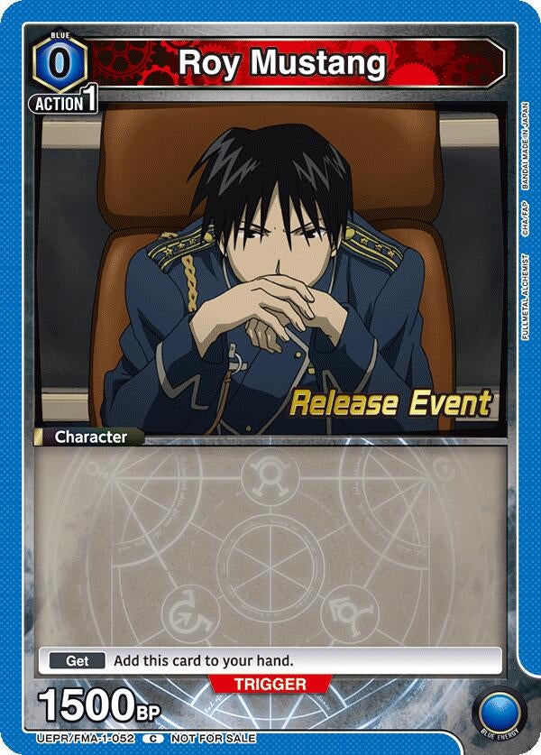 Image for Roy Mustang (052) (UE09BT_RE) (UEPR/FMA-1-052) - Union Arena