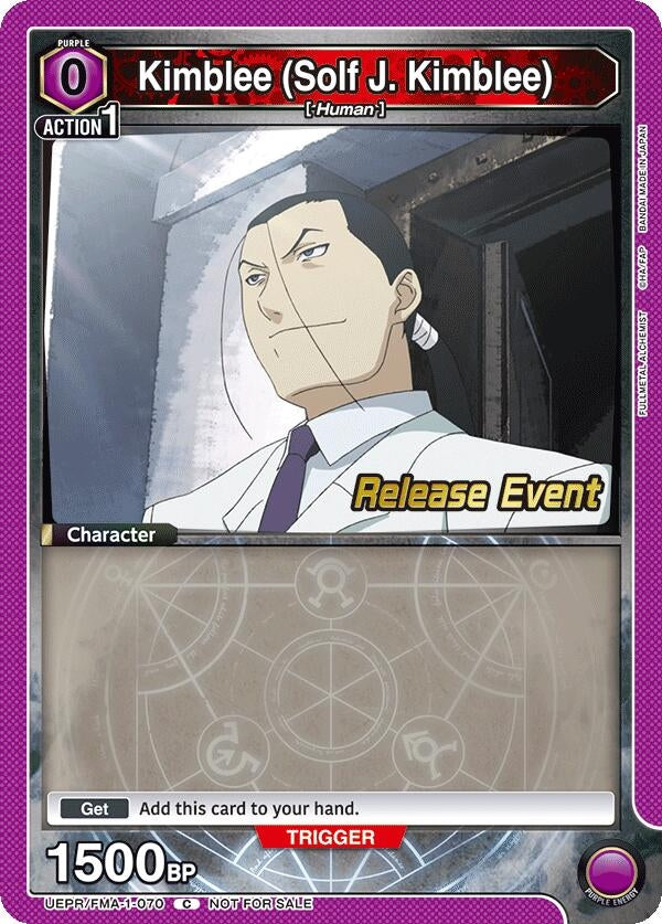 Image for Kimblee (Solf J. Kimblee) (070) (UE09BT_RE) (UEPR/FMA-1-070) - Union Arena