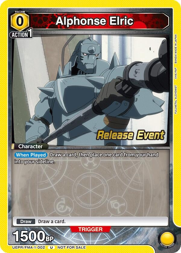 Image for Alphonse Elric (002) (UE09BT_RE) (UEPR/FMA-1-002) - Union Arena