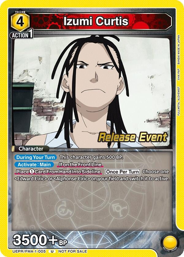Image for Izumi Curtis (005) (UE09BT_RE) (UEPR/FMA-1-005) - Union Arena