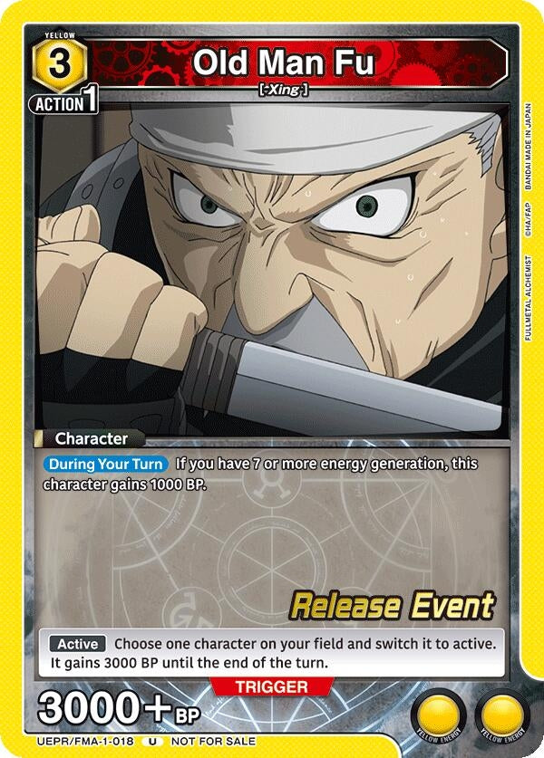 Image for Old Man Fu (UE09BT_RE) (UEPR/FMA-1-018) - Union Arena