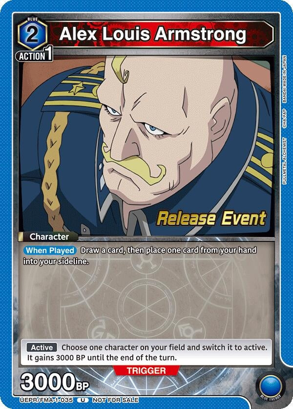 Image for Alex Louis Armstrong (035) (UE09BT_RE) (UEPR/FMA-1-035) - Union Arena