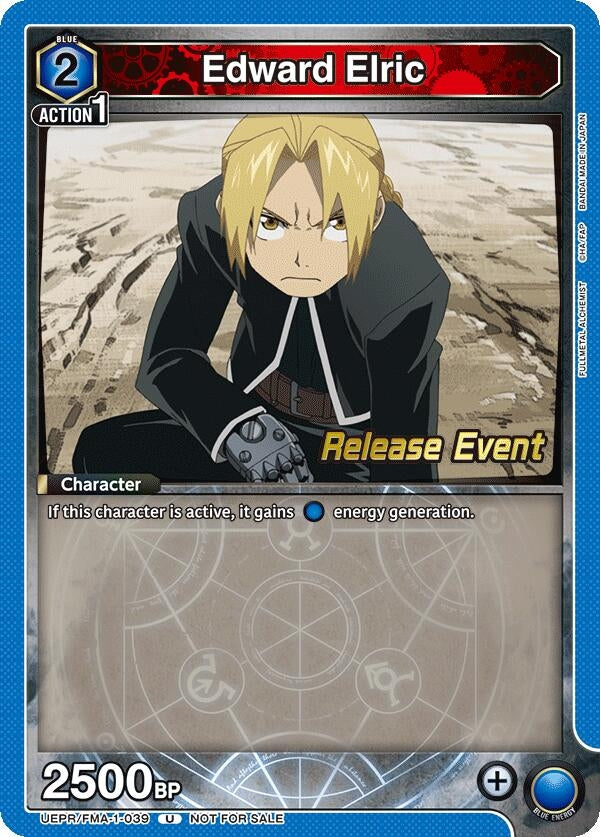 Image for Edward Elric (039) (UE09BT_RE) (UEPR/FMA-1-039) - Union Arena