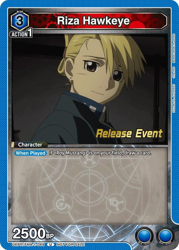 Image for Riza Hawkeye (049) (UE09BT_RE) (UEPR/FMA-1-049) - Union Arena