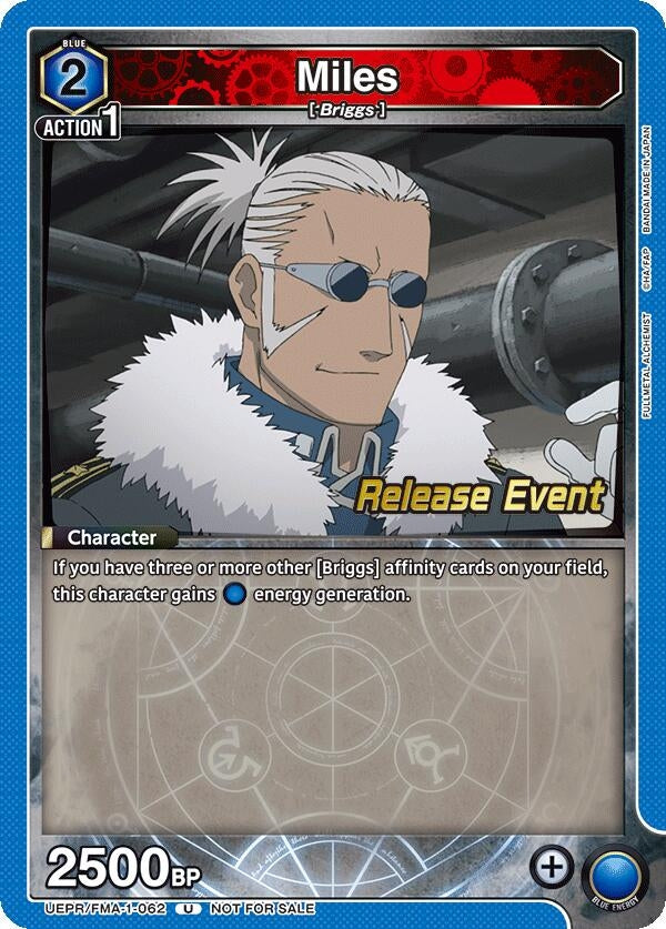 Image for Miles (UE09BT_RE) (UEPR/FMA-1-062) - Union Arena