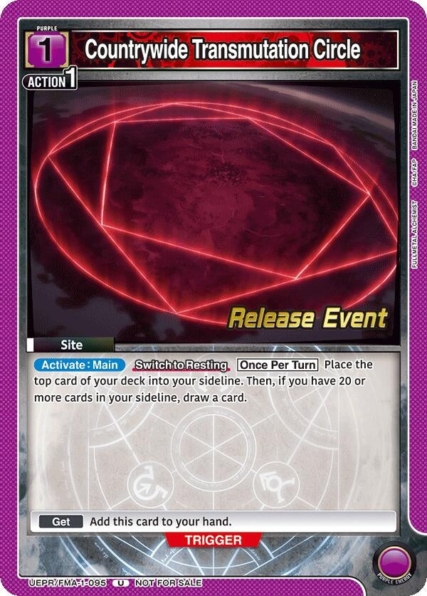 Image for Countrywide Transmutation Circle (UE09BT_RE) (UEPR/FMA-1-095) - Union Arena