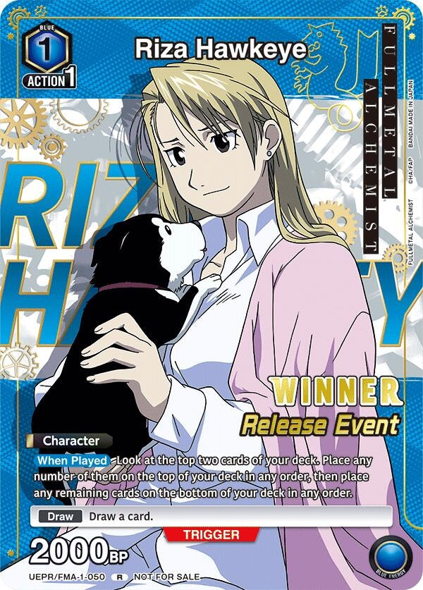 Image for Riza Hawkeye (Release Event Winner) (UE09BT_RE) (UEPR/FMA-1-050) - Union Arena
