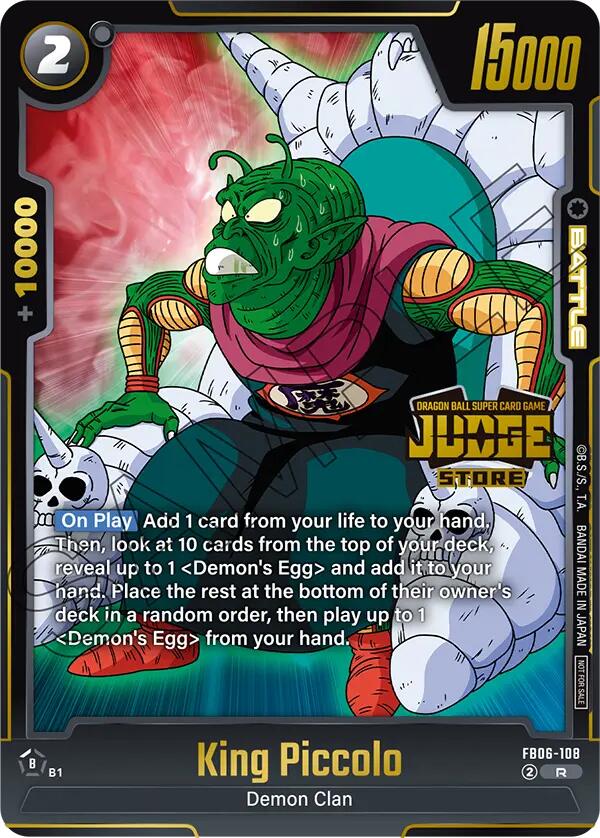 King Piccolo (Judge Pack 04 - Store Judge) [Fusion World Tournament Cards]