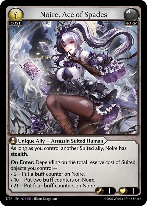 Noire, Ace of Spades (078) [Distorted Reflections]