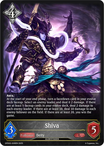 Shiva (GFD02-008EN) [Treacherous Ambitions]