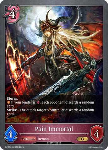 Pain Immortal (GFD02-023EN) [Treacherous Ambitions]