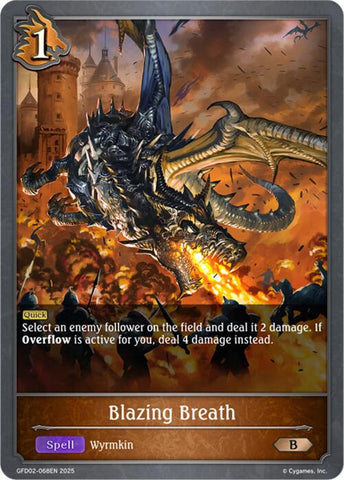 Blazing Breath (GFD02-068EN) [Treacherous Ambitions]