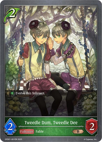 Tweedle Dum, Tweedle Dee (GFD01-061EN) [Luxheart Legends]