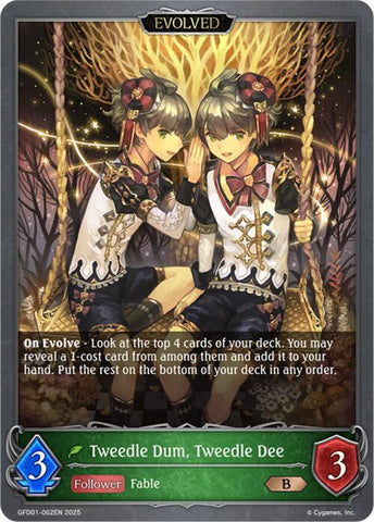 Tweedle Dum, Tweedle Dee (Evolved) (GFD01-062EN) [Luxheart Legends]