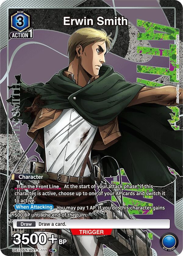 Image for Erwin Smith (R*) (UE10ST) (UE10ST/AOT-1-111) - Union Arena