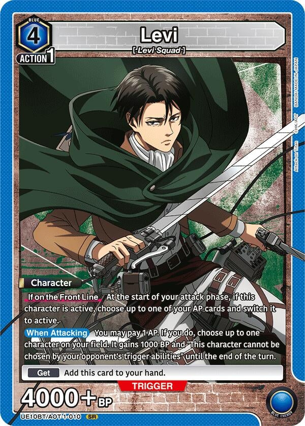 Image for Levi (010) (UE10BT) (UE10BT/AOT-1-010) - Union Arena