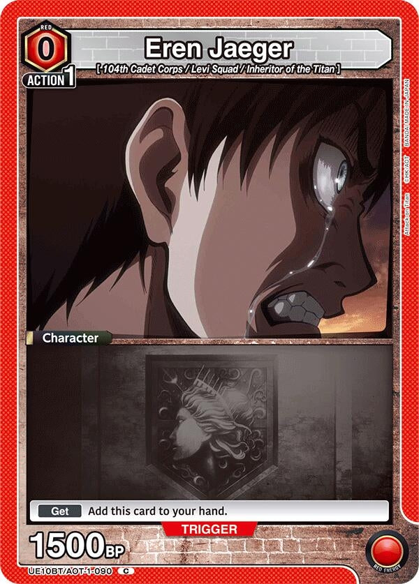 Image for Eren Jaeger (090) (UE10BT) (UE10BT/AOT-1-090) - Union Arena